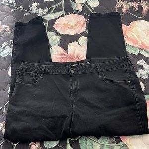 Old Navy Black Rockstar Jeans